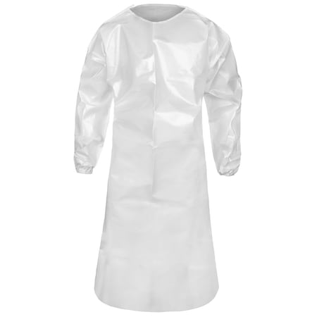 Lakeland Apron, C2B657, ChemMax, Chemical, X-Large, White, Bound, 50PK C2B657-XL